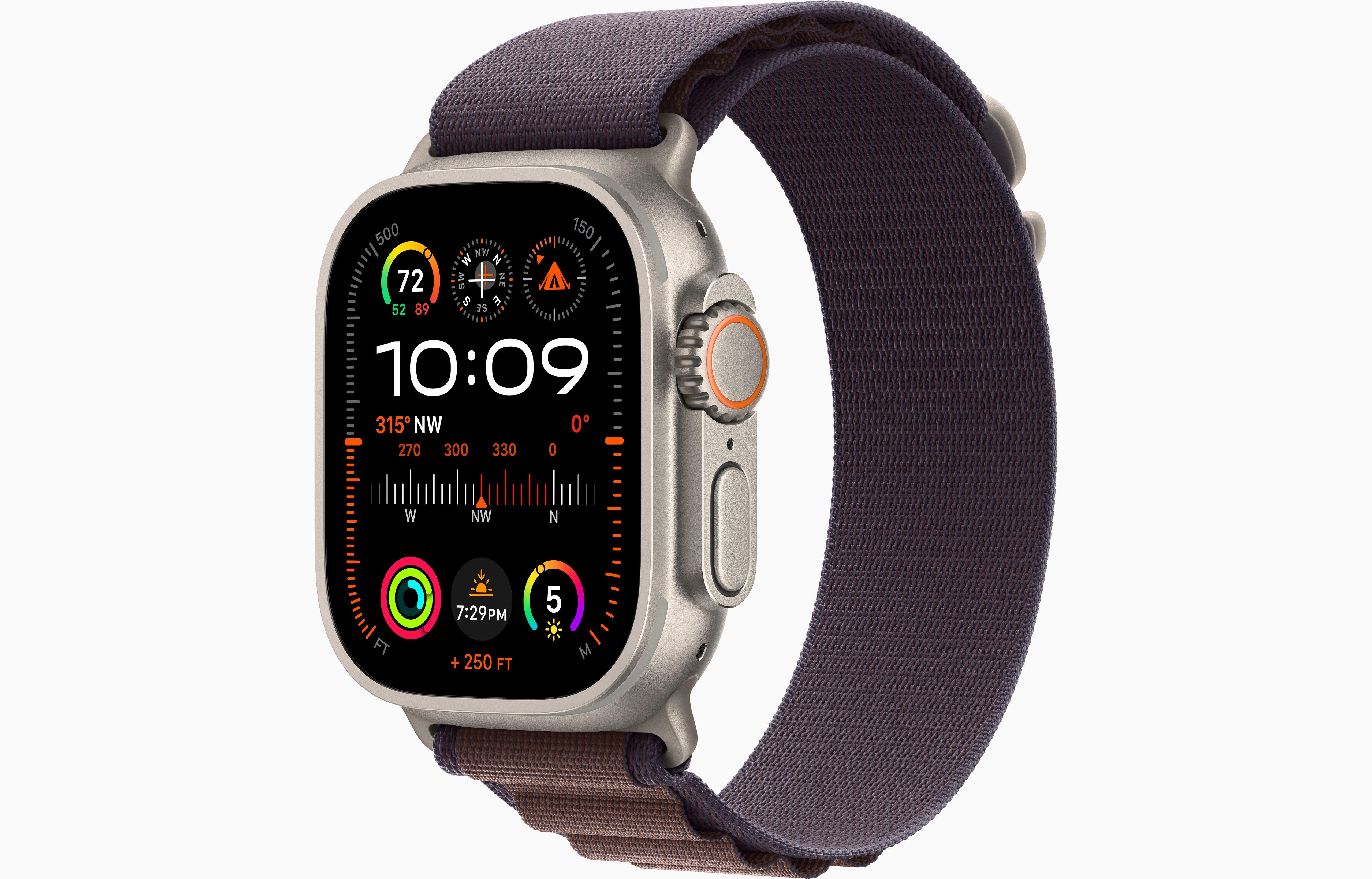 Apple Watch Ultra 2 Titanium Case With Alpine Loop Band - Image 3
