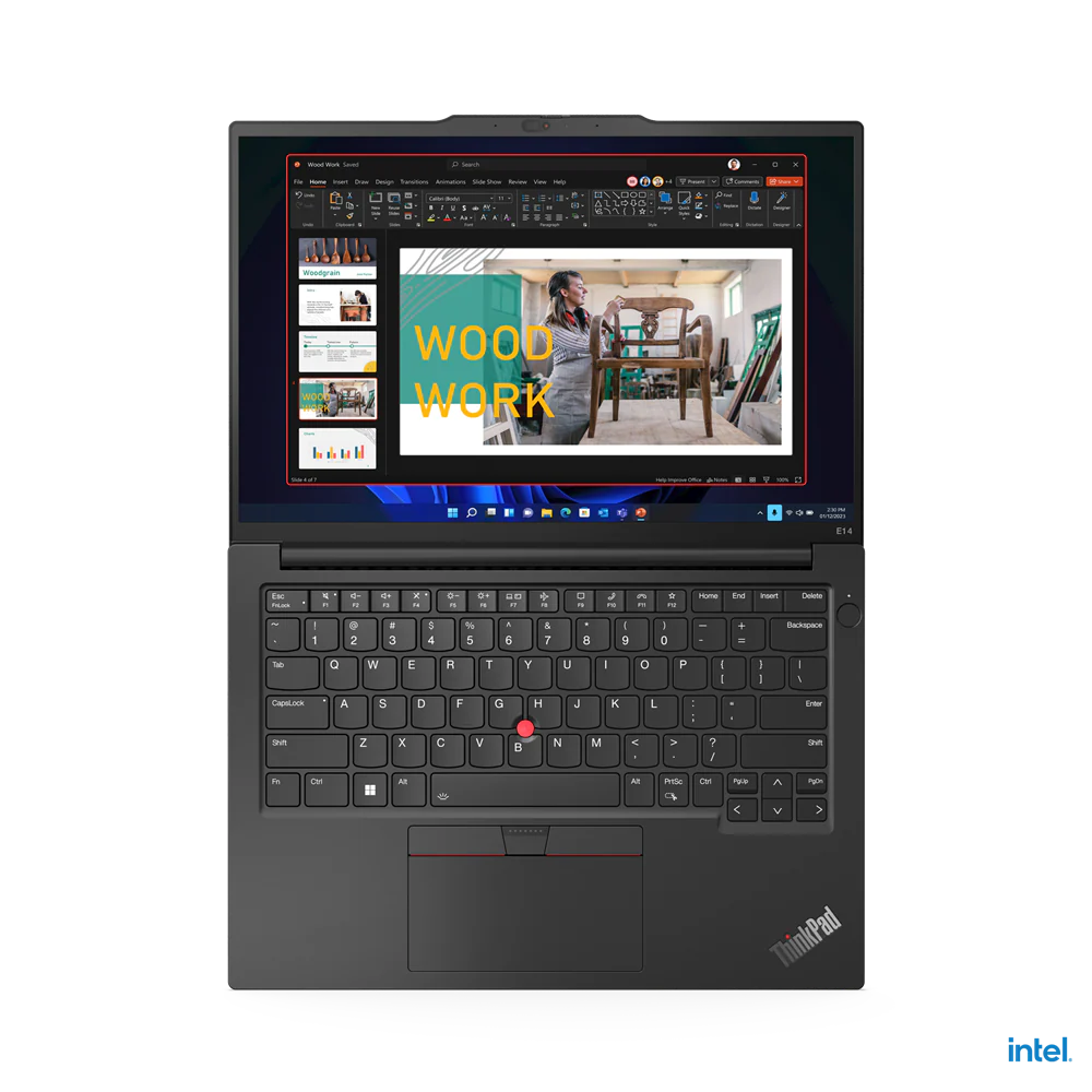 LENOVO ThinkPad E14 Gen 5 Laptop - Intel Core i7-1355U, 8GB DDR4, 512GB SSD, NVIDIA GeForce MX550 2GB, 14-inch WUXGA, Dos - Image 4