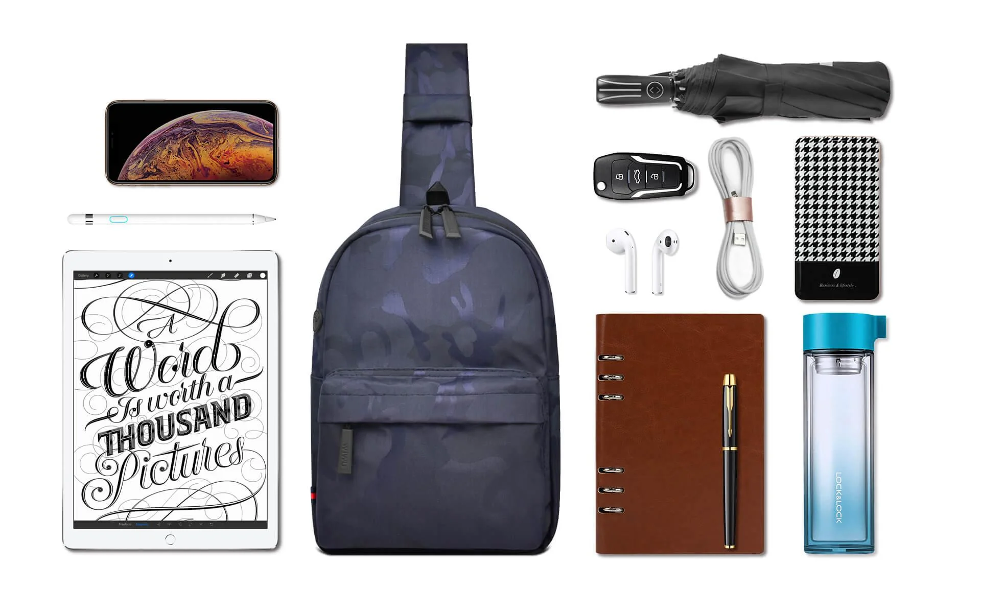 WiWU Vigor Crossbody Bag Light Weight Bag And Water Resistant - Image 4