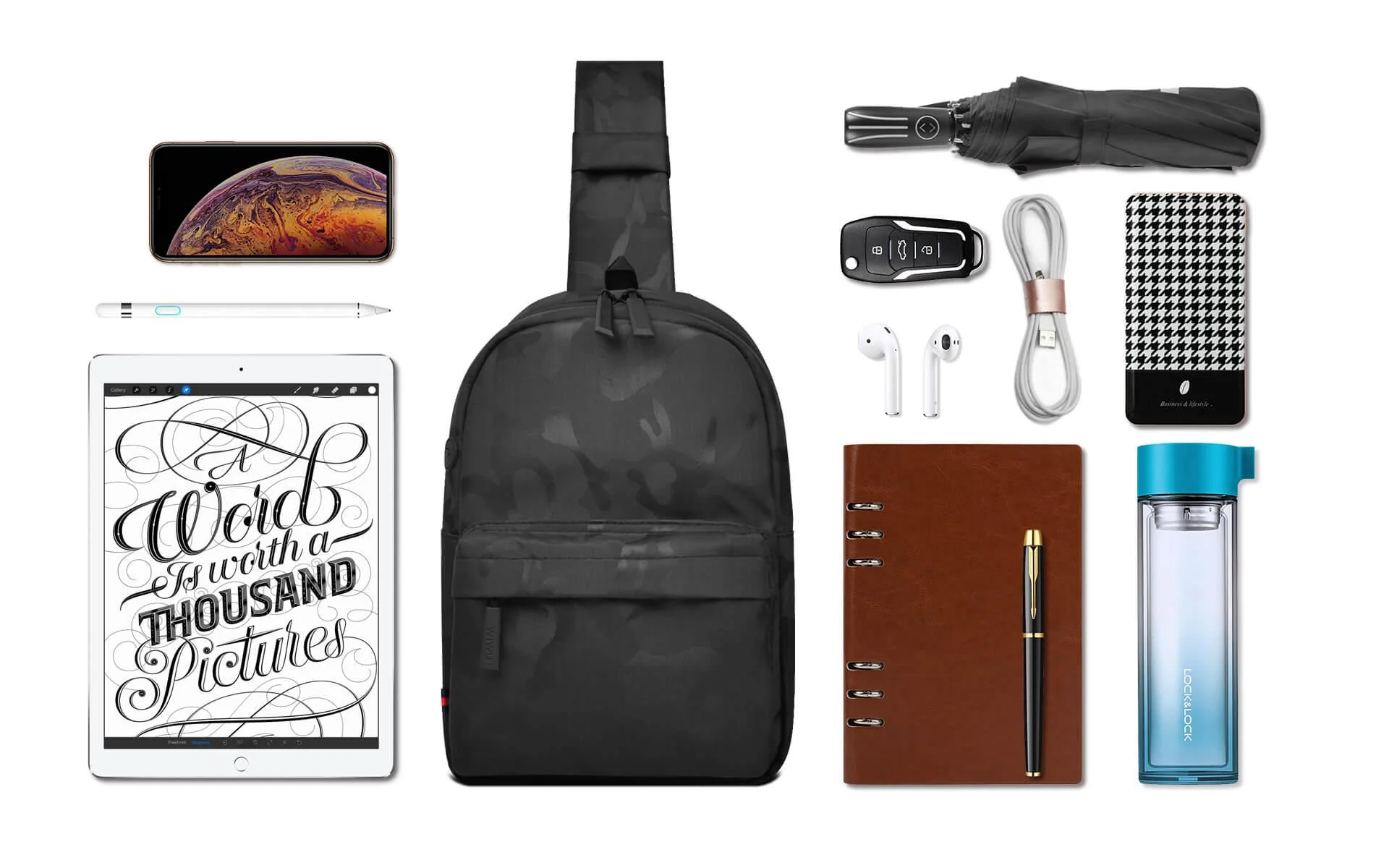 WiWU Vigor Crossbody Bag Light Weight Bag And Water Resistant - Image 6